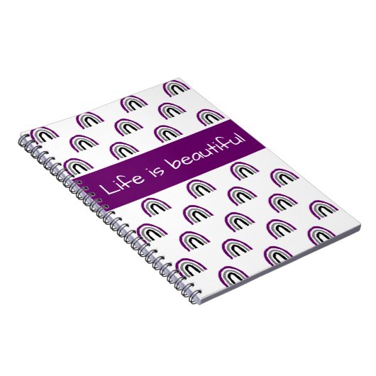 無性エースプライドク絵を描レヨンレインボー ノートブック (右側)