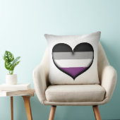 無性ハートフラグの色の大きいベクトルプライド クッション (椅子)