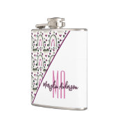 無性ハート&レインブズカスタムモノグラム フラスク (左)