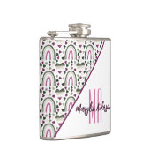 無性ハート&レインブズカスタムモノグラム フラスク (右)