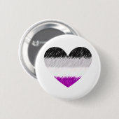 無性ハート 缶バッジ (正面&裏面)