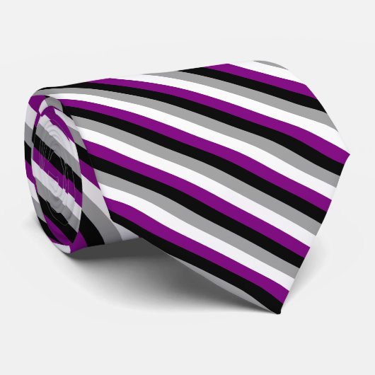 無性プライドの旗 ネクタイ (ロール)