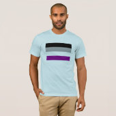 無性プライドの旗 Tシャツ (正面フル)