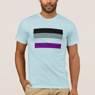 無性プライドの旗 Tシャツ