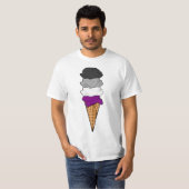 無性プライドアイスクリーム Tシャツ (正面フル)