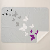 無性プライドバタフライトレイル シェルパブランケット (正面(横))