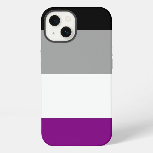 無性プライドフラグ iPhoneケース (裏面)