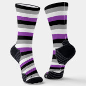 無性プライドフラッグソックス ソックス (傾斜あり)