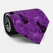 無性プライドブラックキャット – Mystical Witchy ネクタイ (ロール)