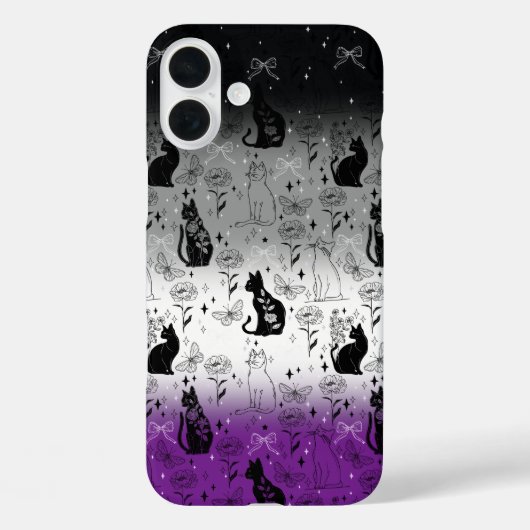 無性プライドブラックキャット – Mystical Witchy Case-Mate iPhoneケース (裏面)