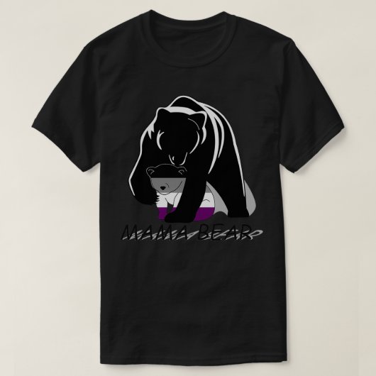 無性プライドマママベア Tシャツ (デザイン正面)