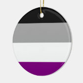 無性プライド国旗 セラミックオーナメント (左)