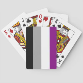 無性プライド国旗(Ace) （無色性） トランプ