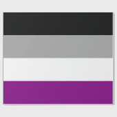 無性プライド国旗(Ace) (無色性) ラッピングペーパー (フラット)