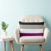 無性プライド国旗(Ace) （無色性） ランバークッション (椅子)