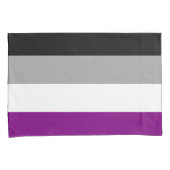 無性プライド国旗(Ace) （無色性） 枕カバー (正面右)