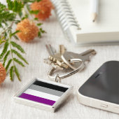 無性プライド キーホルダー (側面)