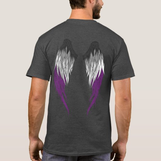 無性国旗 – Angel Wings Tシャツ (裏面)