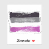 無性絵を描プライド旗 シール (シート)