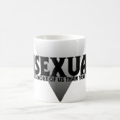 無性: 考えるより私達の多くがあります コーヒーマグカップ (中央)