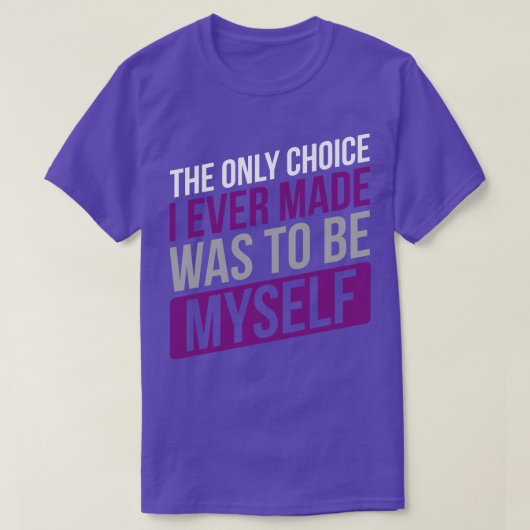 無性Be MysAce無性性LGBTIA Tシャツ (デザイン正面)