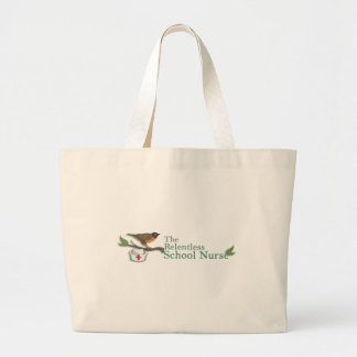 無情な学校のナースのジャンボトート ラージトートバッグ