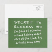 無意味なステータス更新の排除 ポストカード (正面/裏面)