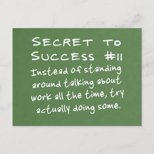 無意味なステータス更新の排除 ポストカード (正面)