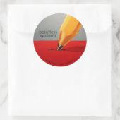 無意味な丸いシール ラウンドシール (バッグ)