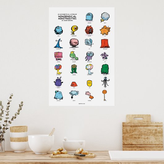 無意味な怪物 ポスター (キッチン)