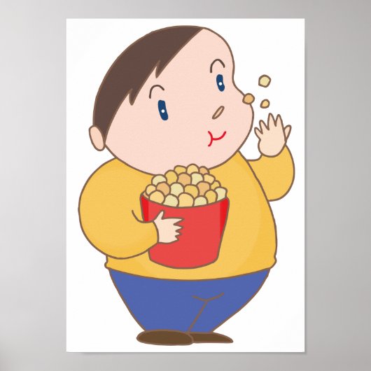無意識に食べ過ぎに注意しましょう。 ポスター (正面)
