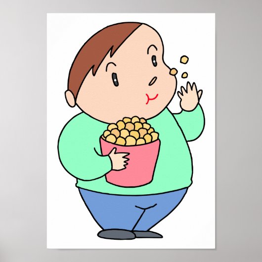 無意識に食べ過ぎに注意しましょう。 ポスター (正面)
