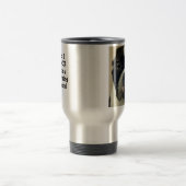 無愛想なボストンテリアまたは朝人のマグ トラベルマグ (中央)