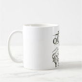 無愛想な老人のユーモア コーヒーマグカップ (左)