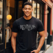 無慈悲なタイポグラフィーデザイン Tシャツ