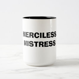 無慈悲な主婦 ツートーンマグカップ