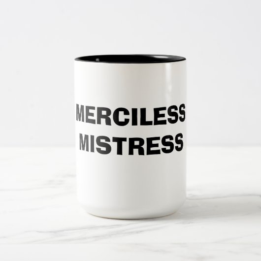 無慈悲な主婦 ツートーンマグカップ (中央)