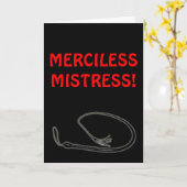 無慈悲な愛人！ カード (黄色い花)