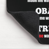 無扶養家族と自由主義者のためのトランプ政治的ティー マウスパッド (コーナー)