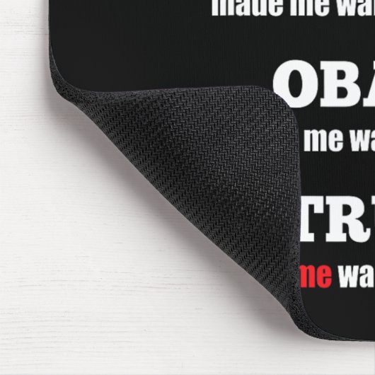 無扶養家族と自由主義者のためのトランプ政治的ティー マウスパッド (コーナー)