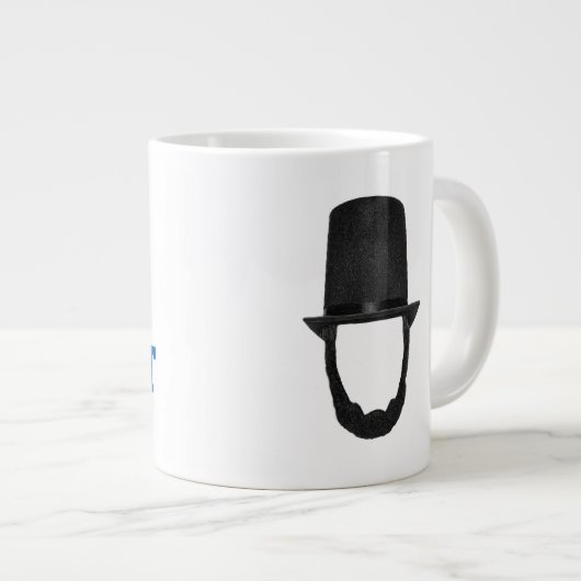 無投票の大統領 ジャンボコーヒーマグカップ (正面右)