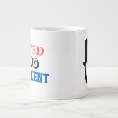 無投票の大統領 ジャンボコーヒーマグカップ (正面)