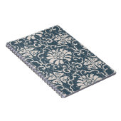 無擦り切れた目のアンティーク系植物スピラ ノートブック (右側)