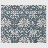 無擦り切れた目のアンティーク系植物スピラ ラッピングペーパー (フラット)