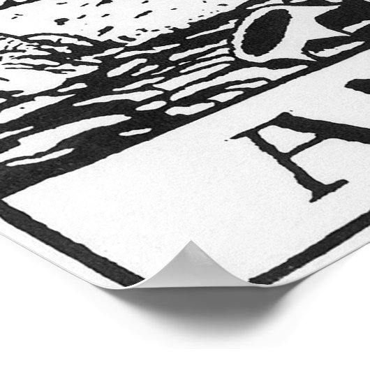 無政府主義のゴシック様式のポスター ポスター (角)