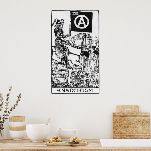 無政府主義のゴシック様式のポスター ポスター (キッチン)