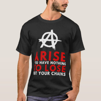無政府主義アナキストがブレークチェーンアンチスレーブを発生 Tシャツ