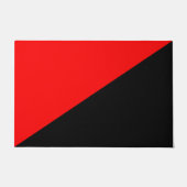 無政府主義国旗(無政府主義) ドアマット (正面)