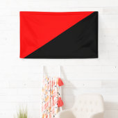 無政府主義国旗(無政府主義) 横断幕 (インサイチュ)