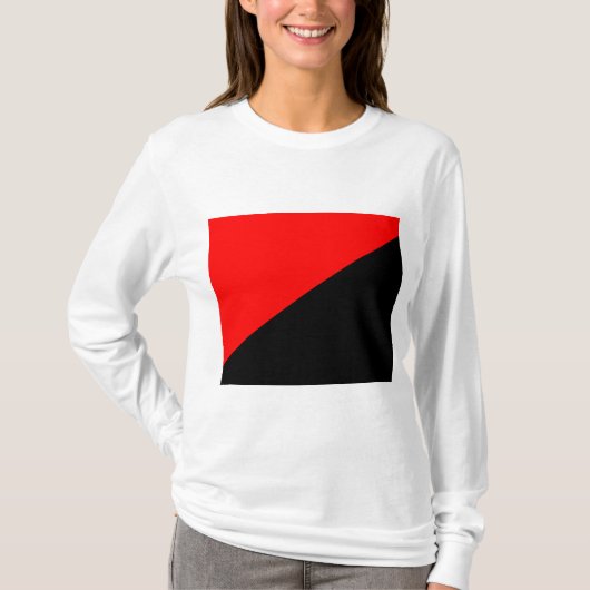 無政府主義国旗（無政府主義） Tシャツ (正面)